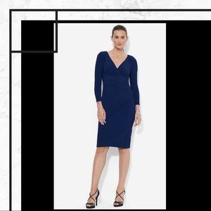 🔹NWT🔹Lauren Ralph Lauren Jersey Ruched Dress